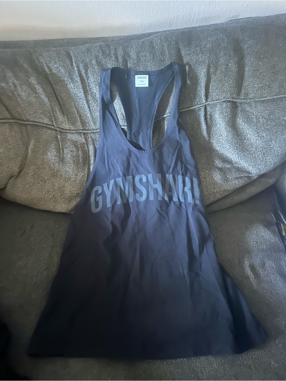 Gymshark black word stringer